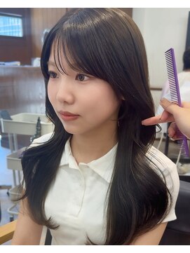 ビューネオ(VIEW NEO) 抜け感抜群シースルーバング/韓国ヘア/谷町四丁目