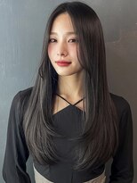 キャパ セントラル 天神 大名店(CAPA central)&nbsp;レイヤーカット 顔周りカット 艶髪 髪質改善 韓国レイヤー