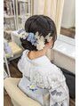 京都ヘアセット着付け専門サロン 夢館 五条店(yumeyakata)&nbsp;御顔回りに編み込みを入れたシニヨンヘア◎