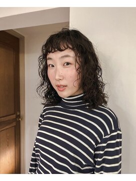 ノフ(knof) 【お洋服に合わせてくるくるパーマ】