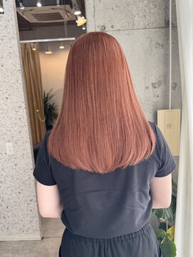 ラニヘアサロン(lani hair salon) オレンジカラー/オレンジブラウン/ブリーチ/ハイトーン