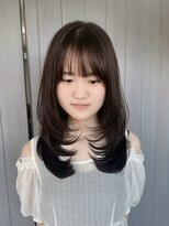 ルトワ(Lutowa)&nbsp;ダークパープル/ナチュラルショート/夏のヘアアレンジ/東広島