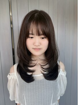 ルトワ(Lutowa) ダークパープル/ナチュラルショート/夏のヘアアレンジ/東広島