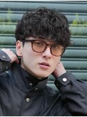 名古屋栄シャドウパーマ無造作パーマ韓国風無造作マッシュパーマ