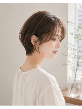 ヘアーアートシフォン 川口東口店(hair art chiffon)の写真/【30代からの大人ショートが得意】ハチはり,ぺったんこトップ,小顔になりたい,マンネリ化等の悩みに◎