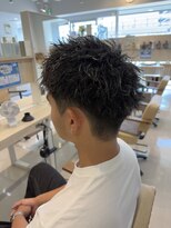 バーチ バイ クロップエス(BIRCH by crop es)&nbsp;ハイライト×仏陀パーマで作る最旬メンズスタイル