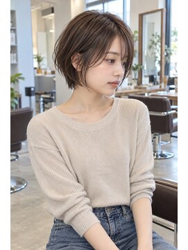 フレイムス ヘアアンドリラックス 大宮東口店(Frames) レイヤーボブ髪型20代30代40代50代前髪あり前髪なし面長丸顔大宮