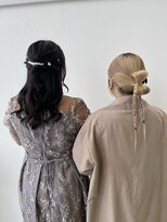 ルシエル(Luxiel)&nbsp;89. ヘアアレンジセット/大人上品アップヘア/グレージュ