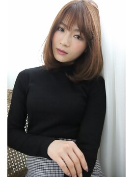 フレーム へアアンドトリートメント 天王寺北口店(FRAME) 【FRAME  天王寺北口】ひし形フェザーロブ☆ゆるふわベージュ