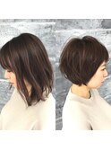 大人カジュアルショート