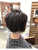 ケースプラスグリーン(CASE+GREEN)&nbsp;◎ショートボブ×アシンメトリー