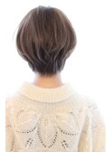 30代40代に人気シルエットが綺麗に見えるショートボブ