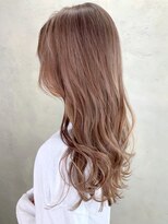 アイティー バイ アルバム 中野店(IT by ALBUM)&nbsp;ピンクベージュ_ローライトスリークボブ厚めバング_ba286453