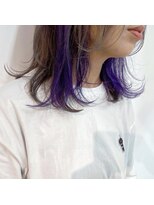 サイズ(cyez)&nbsp;インナーにブルーパープル