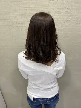 シエル 藤沢店(CIEL) 【CIEL】透け感アッシュ×ロブ