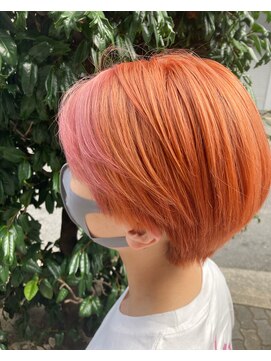 リー 京橋(Lee) 【Lee京橋】ショート×オレンジ