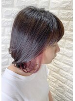 リー 甲子園(Lee) インナーカラー×ベリーピンクボブstyle