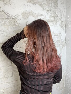 プライズ アイリス 池袋東口店(prize Iris) ピンクグラデーションカラー10代20代11000円