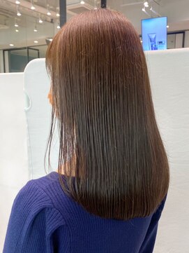 アイティー バイ アルバム 中野店(IT by ALBUM) モカブラウン_ミニウルフテラコッタくびれヘア_ba360121