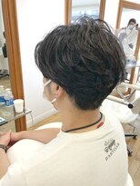 ヘッズ 本八幡店(HEADS)&nbsp;MEN'S HAIR  センターパート　ツイストスパイラル　コンマヘア