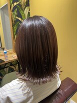 ムーン(moon) #美髪のススメ#ネビージュ#大人かわいいヘア#こなれミディ