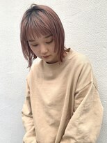 ノーム(norm) ボブ/レイヤー/ピンクベージュ