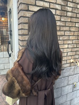 ロイジー(roijir) 表参道roijir 暗髪透明感グレージュ×髪質改善トリートメント