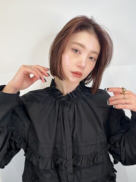 アンサム リリー(UNSOME Lille) 大人ボブ/レッドブラウン/暖色カラー