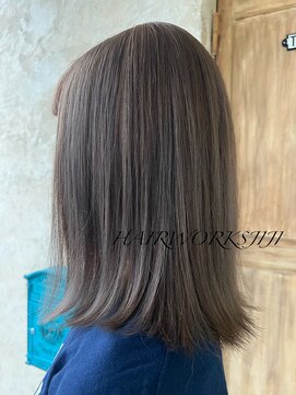 ヘアーワークス ジジ(HAIR works JIJI) Wカラー グレージュ