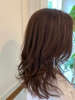 ヘアブランコブランコ 横浜(hair blanco_blanco)&nbsp;似合わせカット/くびれヘア/デザインカラー/艶ボルドー[横浜駅]