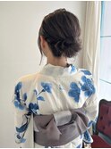 浴衣着付とヘアアレンジ