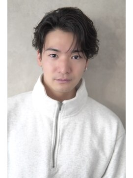 フィーカ(fiica) メンズニュアンスポイントパーマ