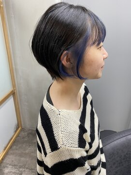 フレーム なんば店(FRAME) ブルーインナー×ショート