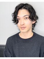 リベル(LIBER)&nbsp;BTSグク風スパイラルパーマ/ウルフヘア/八王子駅/岩名