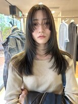 ノラ ヘアーサロン(NORA HAIR SALON)&nbsp;【大久保】たっぷりレイヤースタイル柔らかオリーブスタイル