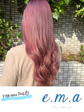 エマヘアデザイン(e.m.a Hair design) ハイトーンピンク