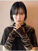 【LIANCA】ミニボブ/顔まわりカット/グレージュ