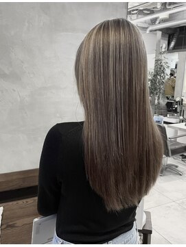 ブリッサ(brisa) ◆海外風極細ハイライト/グレージュ