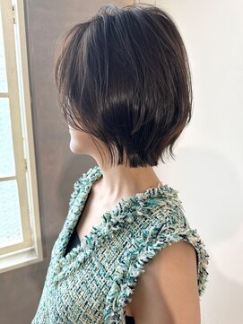 ジャム(Jam) 切りっぱなしレイヤーと赤味のないブラウン【藺草】