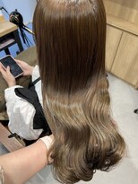 テラスヘア 長岡(TERRACEhair)&nbsp;オリーブベージュで透明感たっぷりに