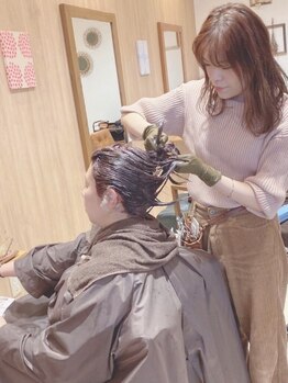 ヘアルーム ランカ(Hair Room LANKA)の写真/あなたの髪質やクセを見極め、あなたに合った施術をご提案♪あなたのなりたいを叶えてくれる☆
