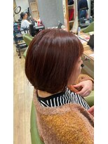 ブロッサム 東中野店 大人可愛い丸みボブピンクラベンダーベージュベビーピンク