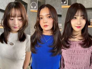 空の写真/計算され尽くした顔周りの動きx小顔の黄金比で色っぽ大人hairに［岡山/下中野/前髪/レイヤー］