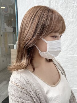 アヴァンス 難波店(AVANCE.) 【高尾担当】ブリーチなしダブルカラー×ベージュ