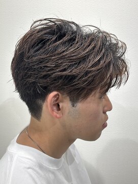 ハイプ(HYPE) ナチュラルマッシュ/韓国マッシュ/ニュアンスパーマ/メンズ/眉毛