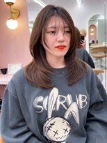 ロンド ブランシュ 錦糸町北口(Lond blanche)&nbsp;くびれヘア/顔周り/韓国/カラー/レイヤーカット/前髪/錦糸町ボブ