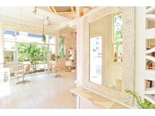 アンジェリック(angeliQue)の雰囲気（開放的なオープンテラスのヘアーサロンです！）