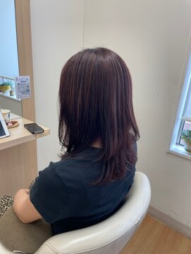 アメイジングヘアー 中沢店(AMAZING HAIR) レイヤースタイル×ローライトカラー