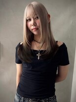 ネハス 名古屋栄店(nehus.)&nbsp;ブリーチ/クラゲヘアー/小顔に見せるヘア/ココアベージュ