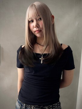 ネハス 名古屋栄店(nehus.) ブリーチ/クラゲヘアー/小顔に見せるヘア/ココアベージュ